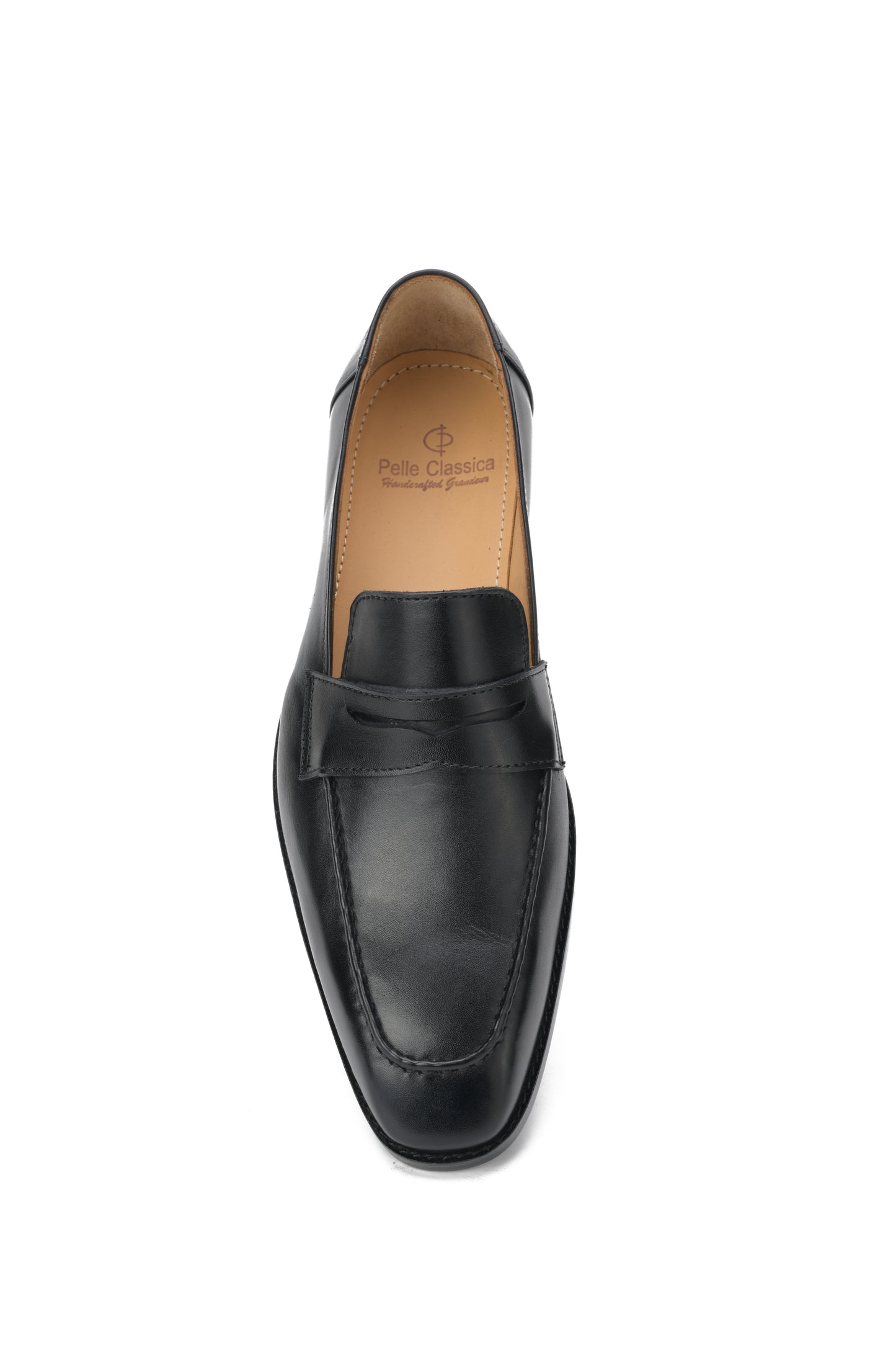Monaco Men’s Penny Loafers Black Calf