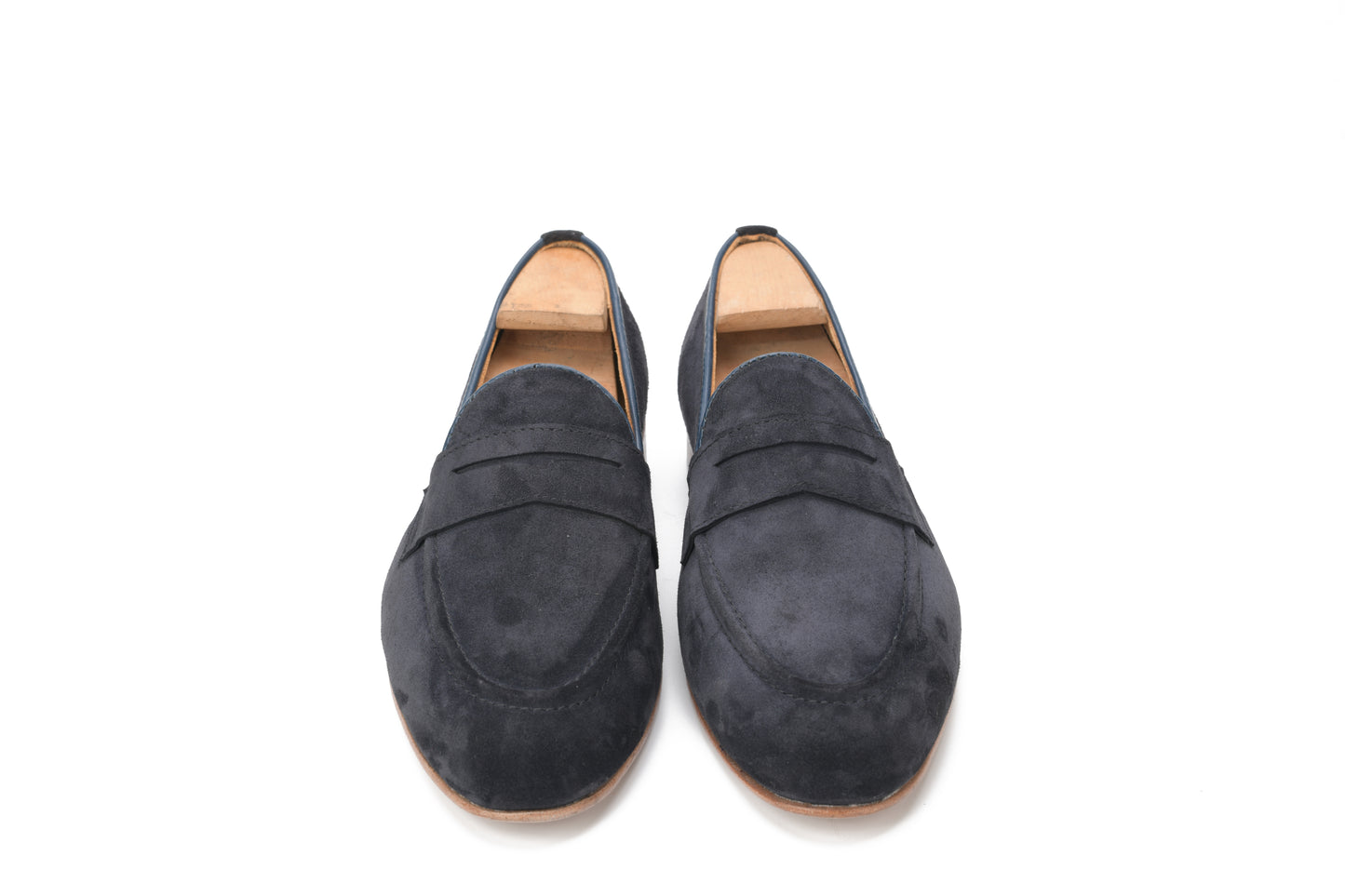 Muso X2 Men’s Penny Loafers Midnight Blue Suede