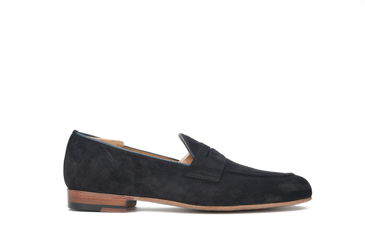 Muso X2 Men’s Penny Loafers Midnight Blue Suede