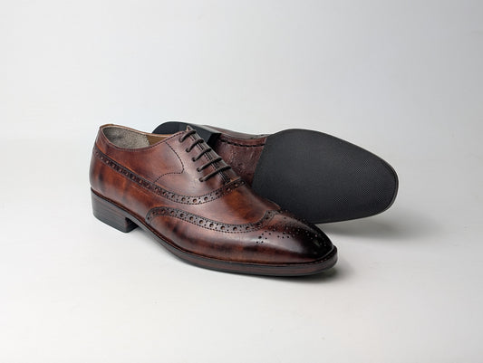 Glasgow Oxfords in Antique Brown