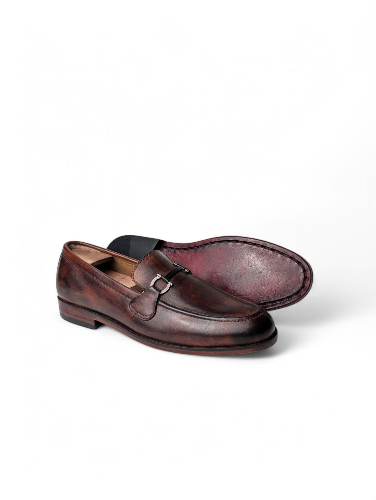 Toscana Horsebit Brown Loafers