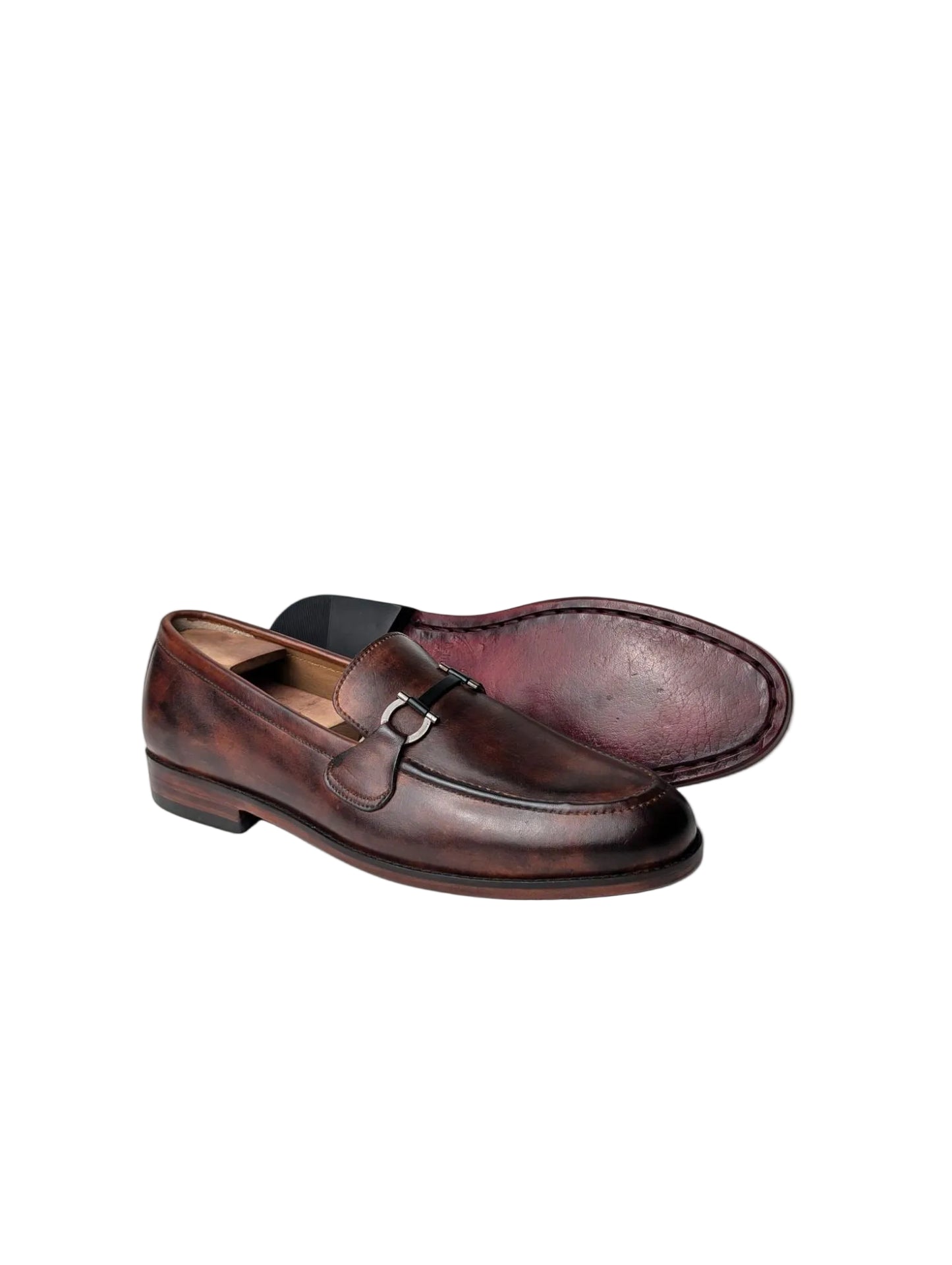 Toscana Horsebit Brown Loafers