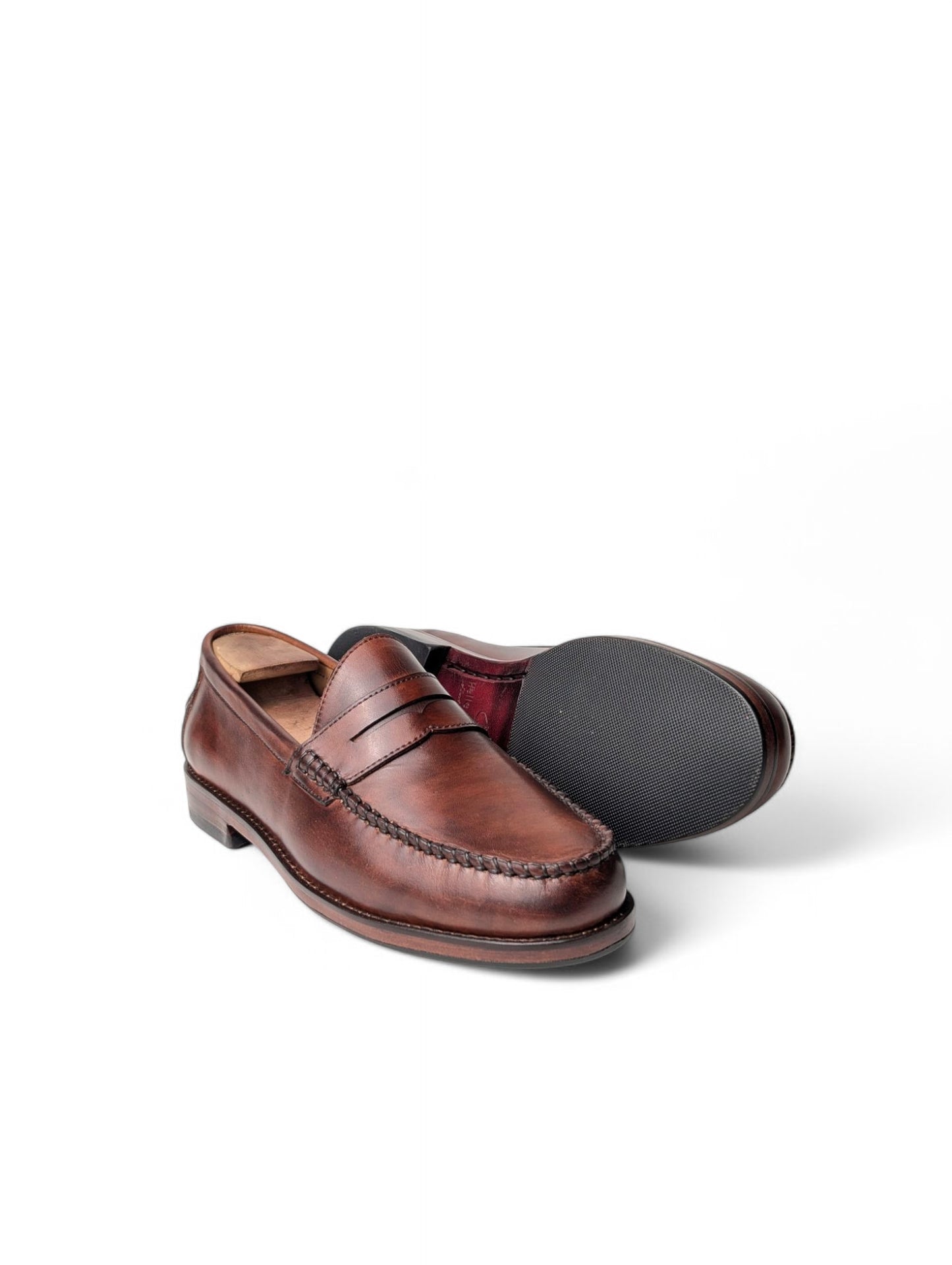 Munich X6 Antique Brown Penny Loafers