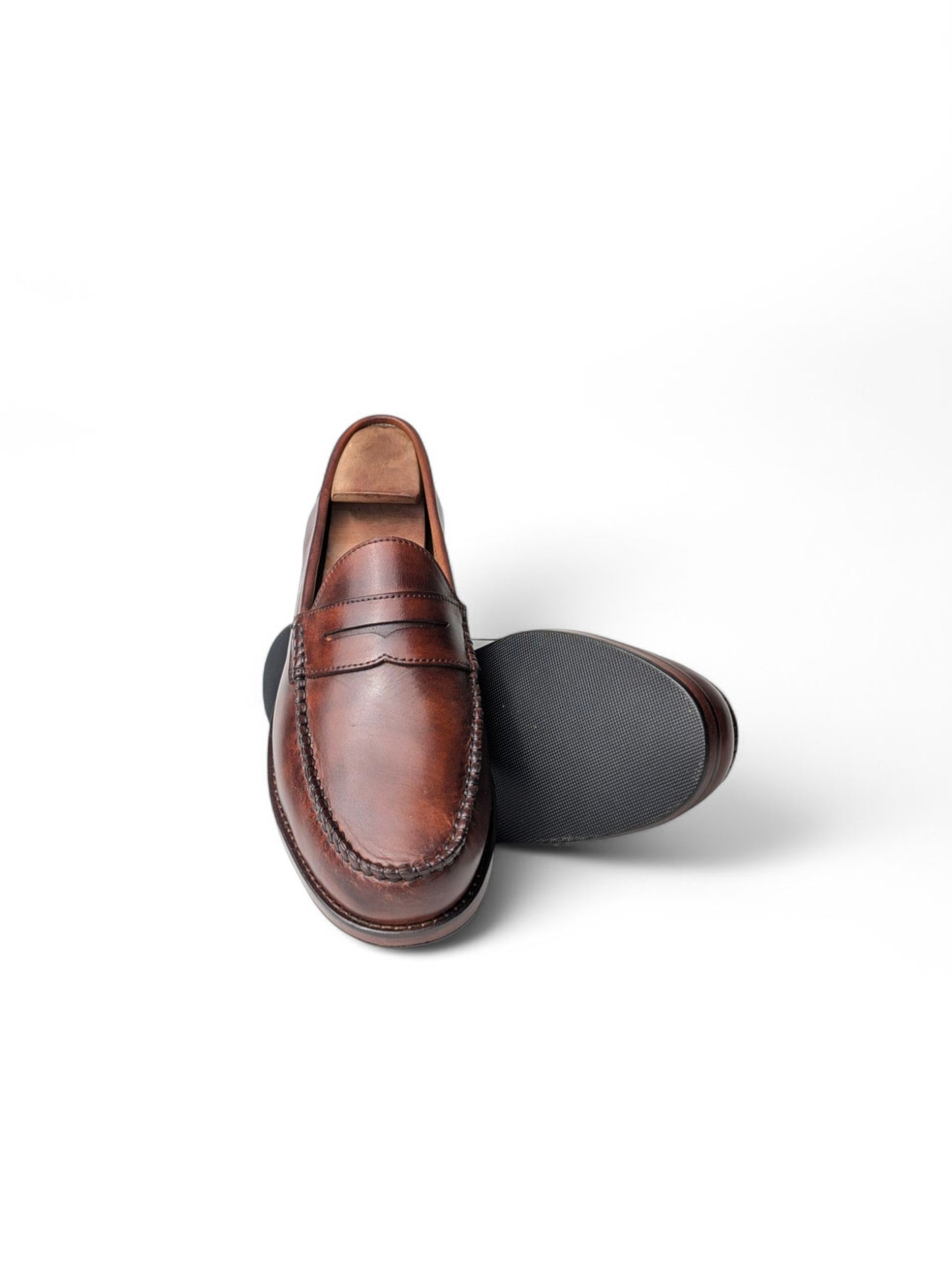 Munich X6 Antique Brown Penny Loafers
