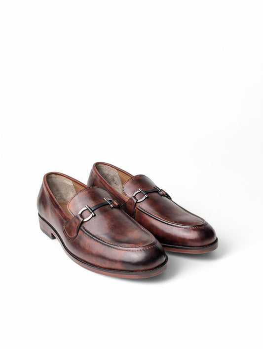Toscana Horsebit Brown Loafers
