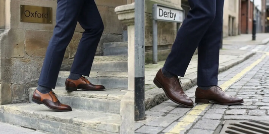 Derby Shoes vs Oxford Shoes What Sets Them Apart.