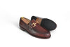 Munich Horsebit X1 Reddish Brown Two-tone Loafers