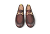 Munich Horsebit X1 Reddish Brown Two-tone Loafers