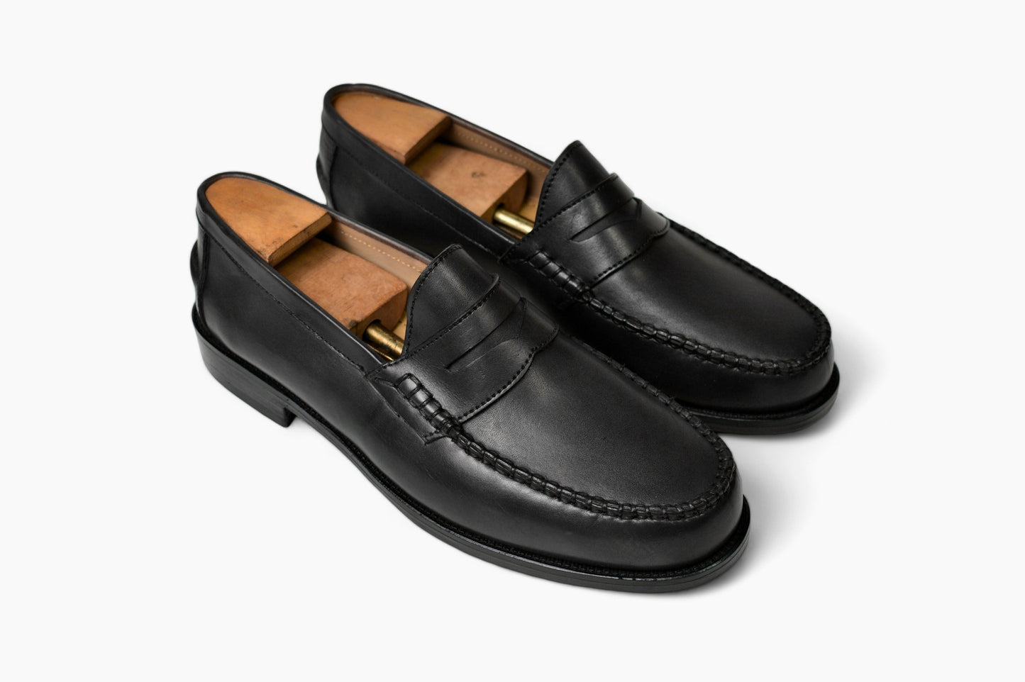 Munich X4 Black Penny Loafers