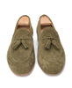 Bond X2 Men’s Tassel Loafers Green Suede