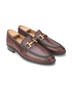 Bali Men’s Horsebit Loafer Burnish Brown Hand-Painted Shoes