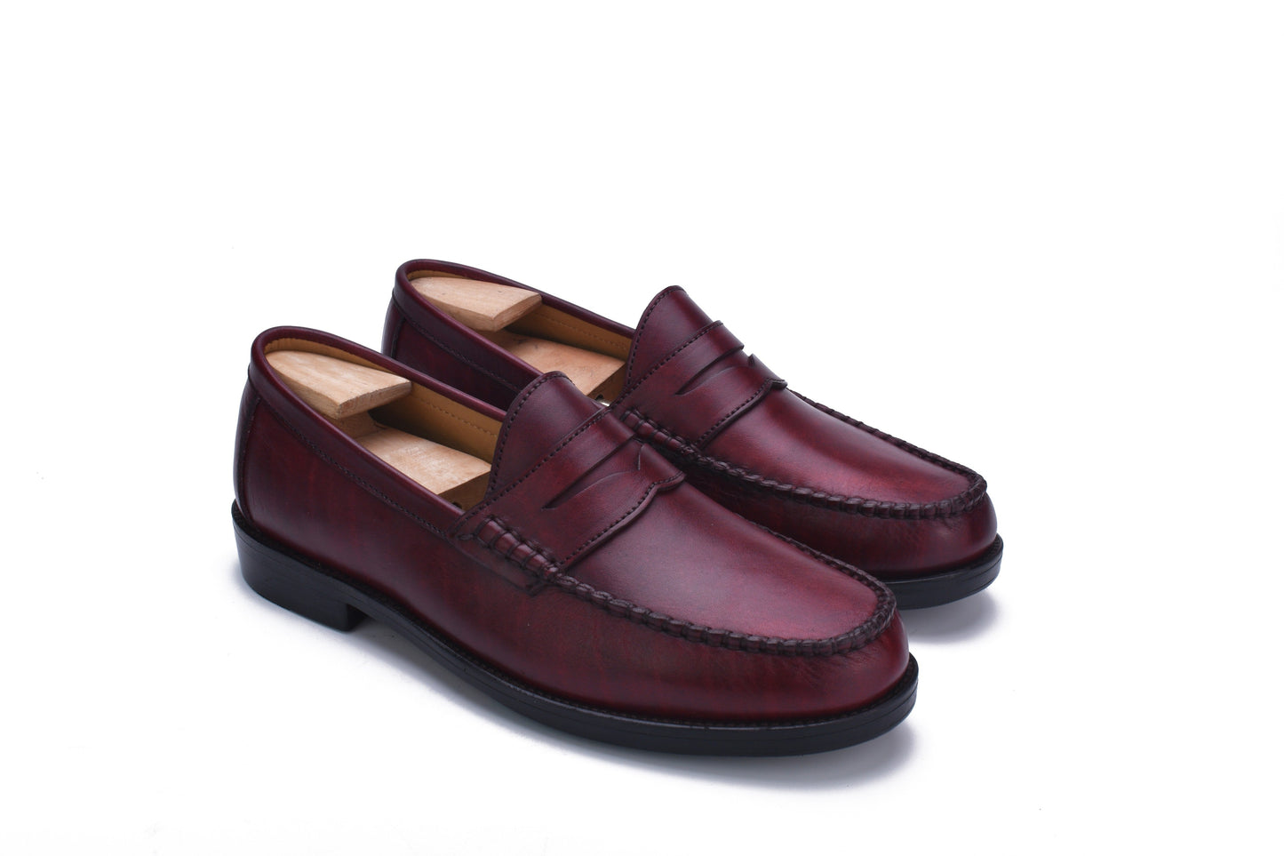 Munich X1 Men’s Penny Loafers Oxblood