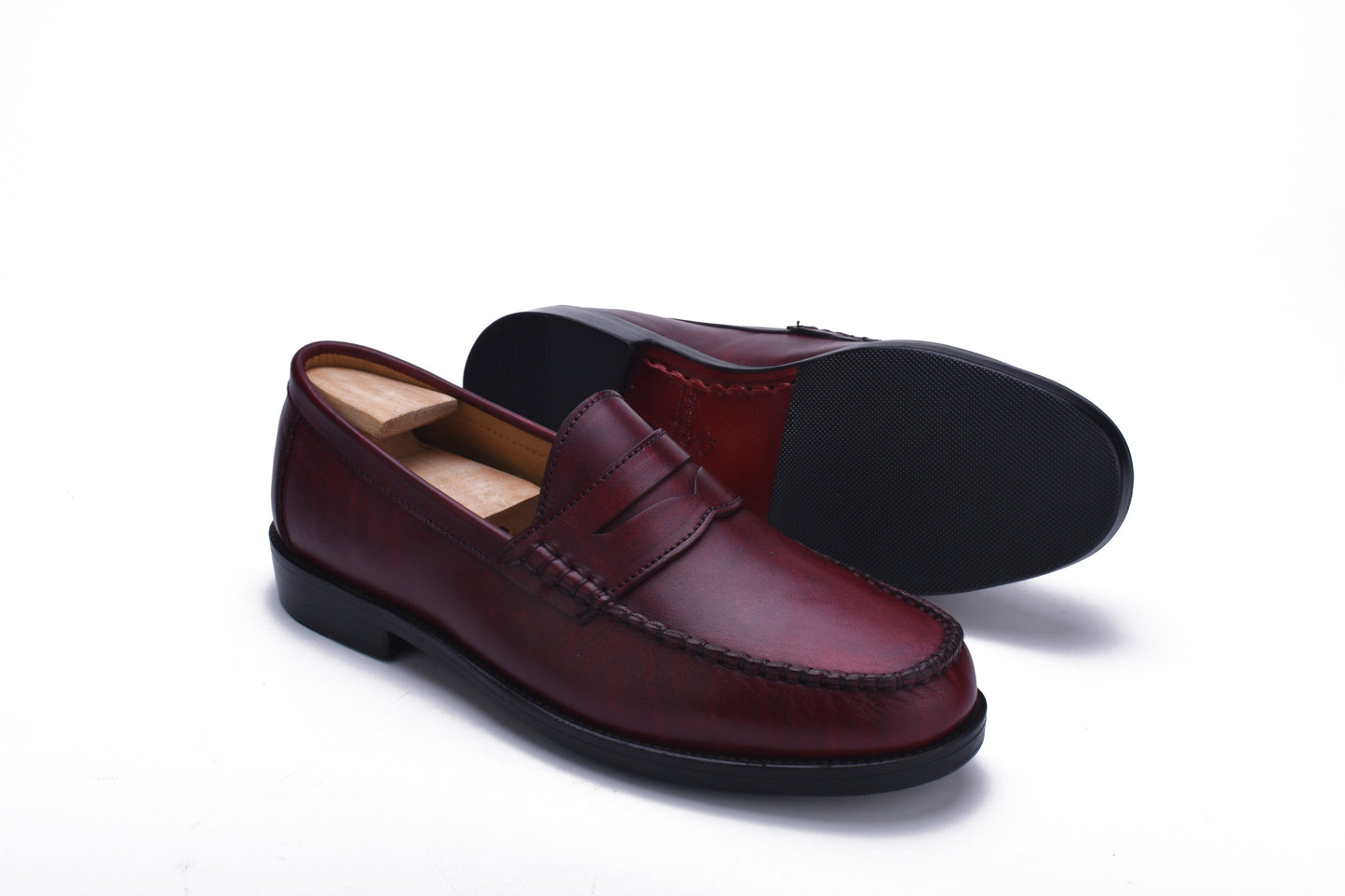 Munich X1 Men’s Penny Loafers Oxblood