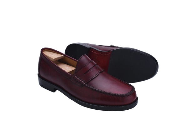 Munich X1 Men’s Penny Loafers Oxblood