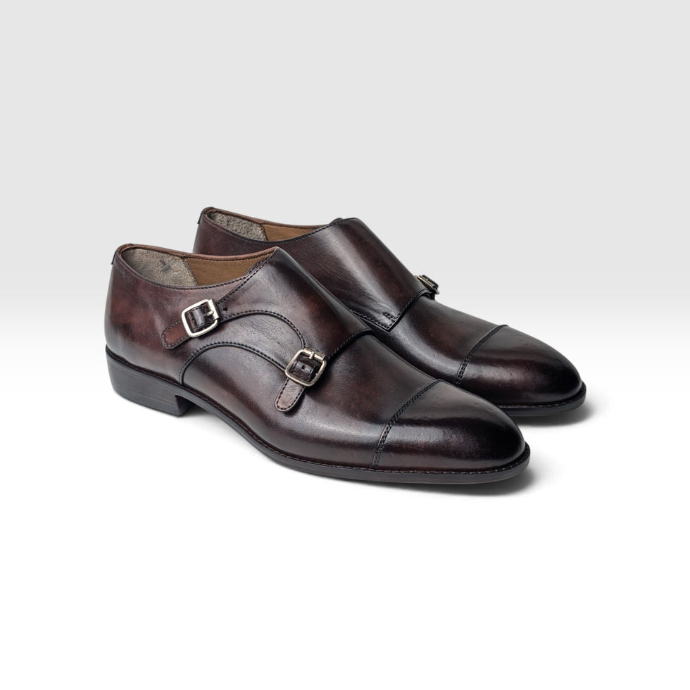 Double Monk Cap-toe