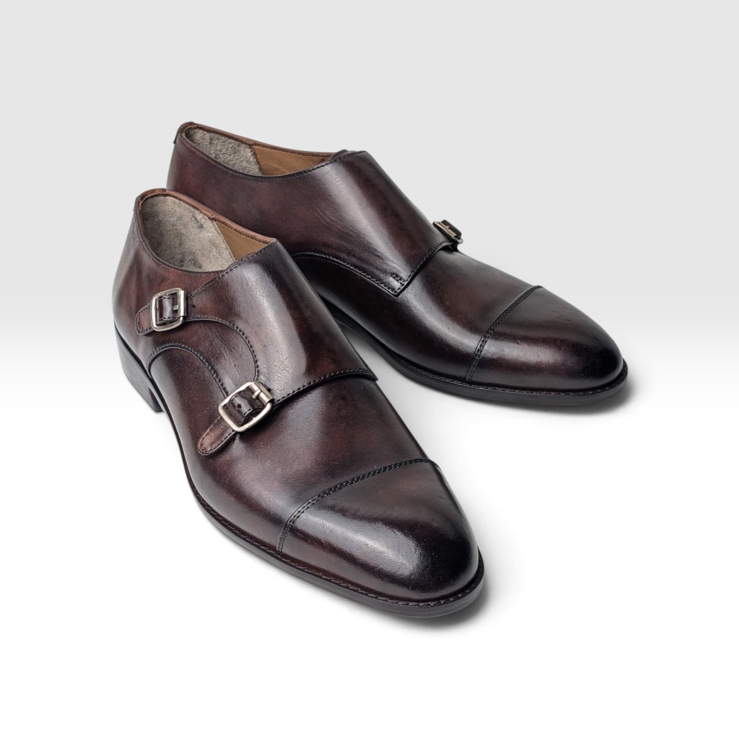 Double Monk Cap-toe