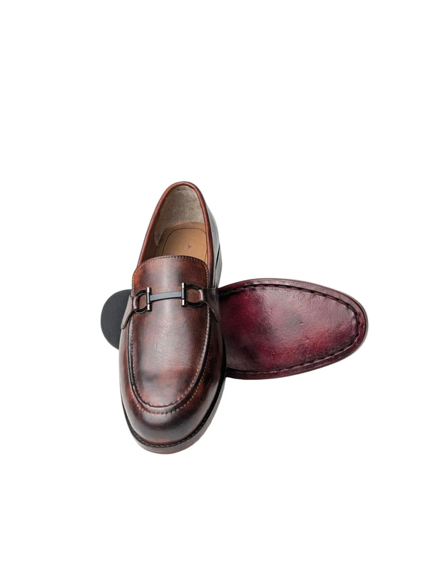 Toscana Horsebit Brown Loafers