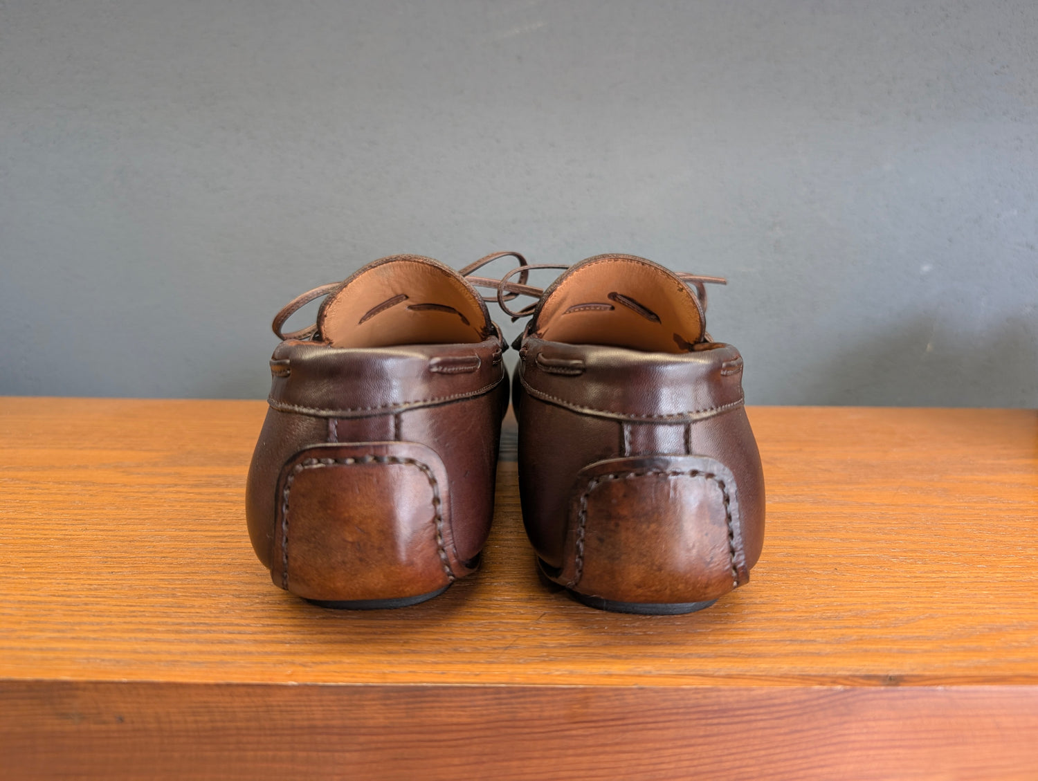 'Monza' Driving Mocassin in Brown Calf
