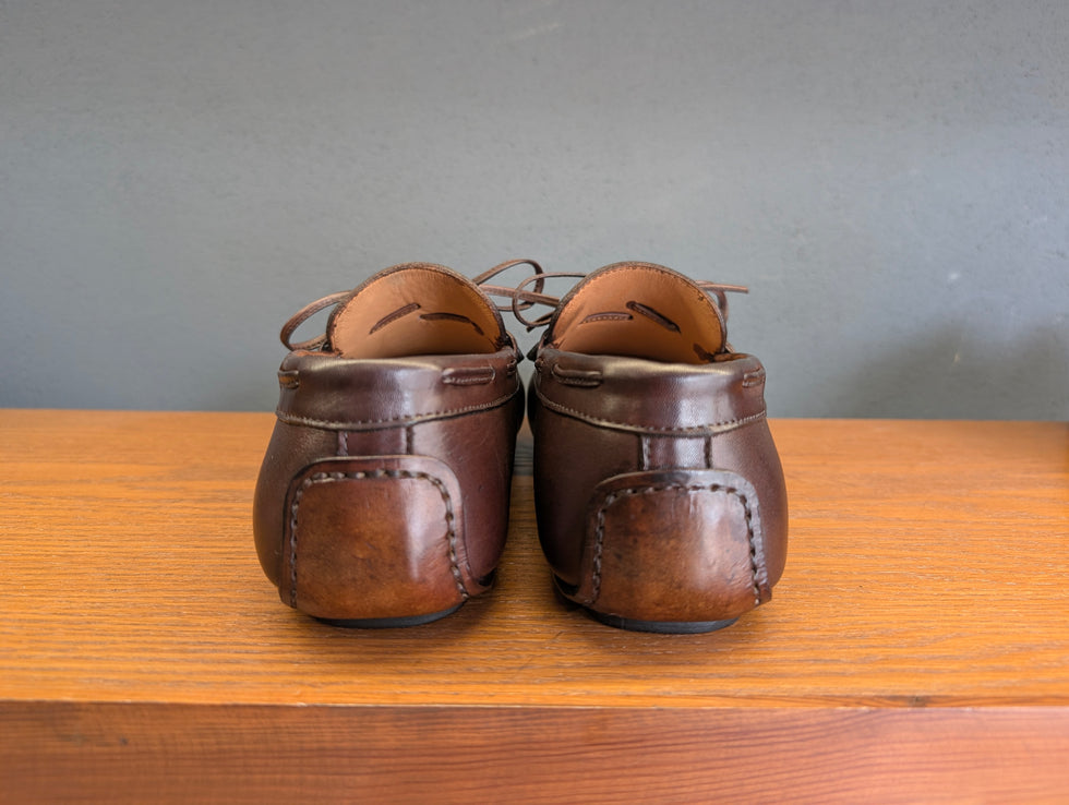 'Monza' Driving Mocassin in Brown Calf