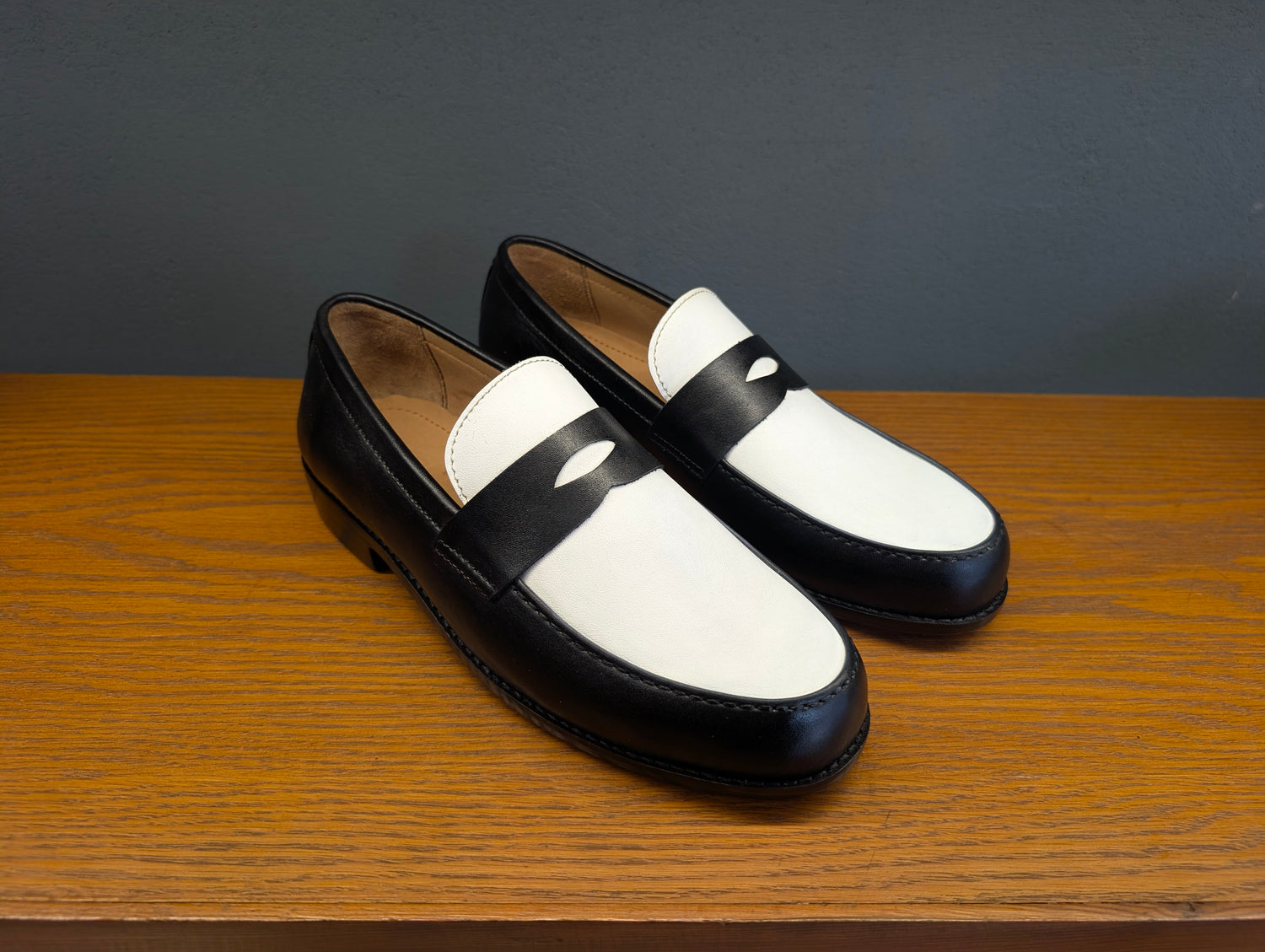 Munich Spectator Penny Loafers