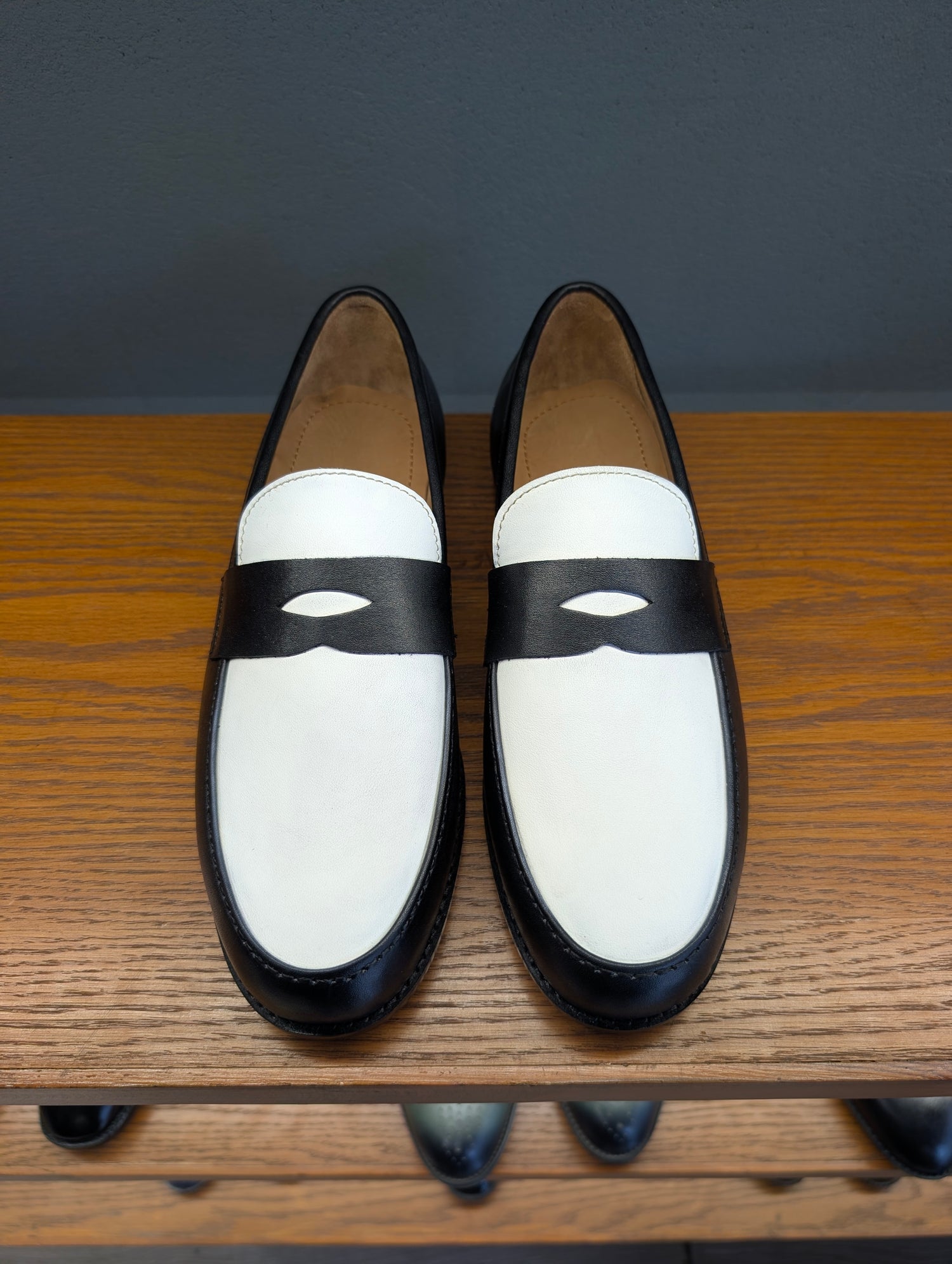 Munich Spectator Penny Loafers