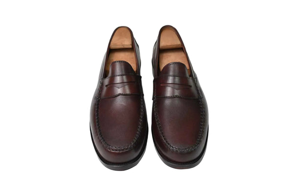 Munich X2 Burgundy Brown Penny Loafers