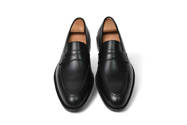 Cali Men’s Classic Black Penny Loafers