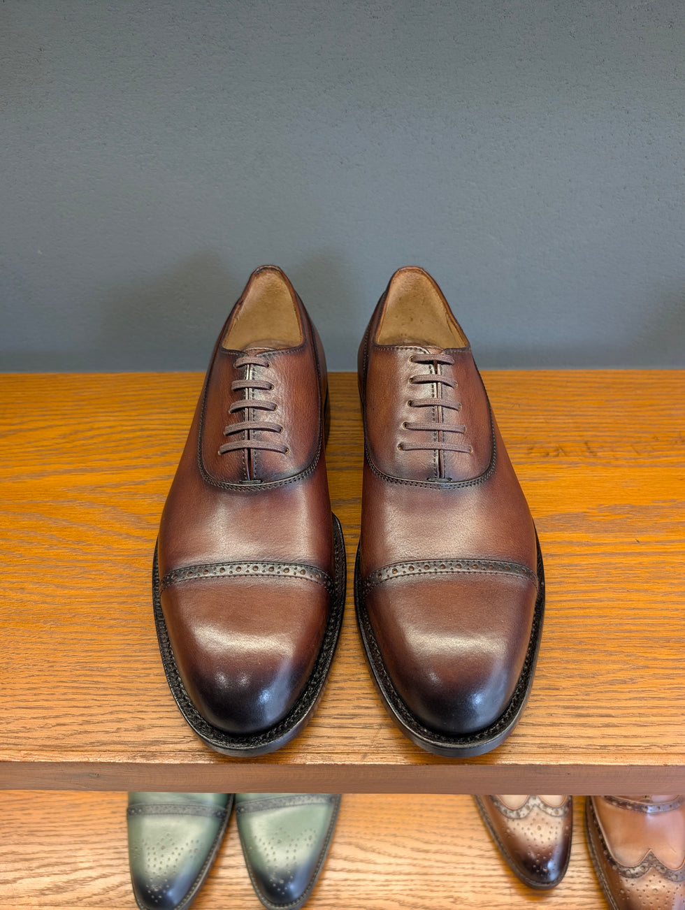 Atlas Handwelted Captoe Oxfords